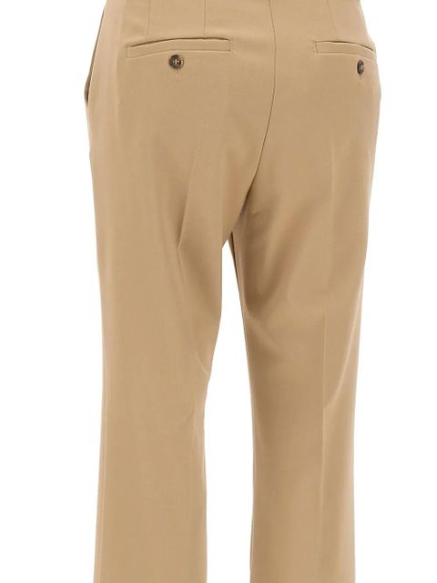 Weekend Max Mara Estasi belt-loops straight trousers - Neutrals