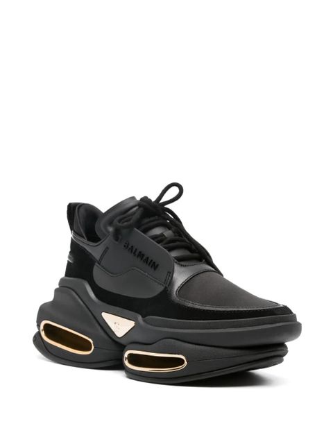 Balmain B-Bold leather sneakers - Black - zdjęcie produktu nr 2