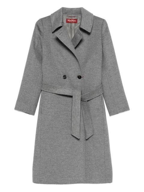 Max Mara belted double-breasted coat - Grey - zdjęcie produktu nr 1