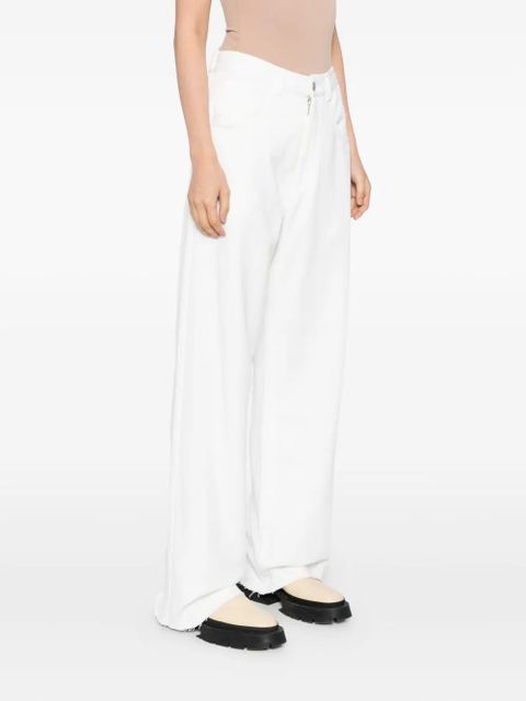 MM6 Maison Margiela cotton pants - White - zdjęcie produktu nr 2