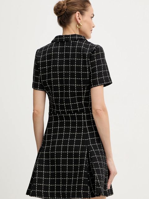 Morgan sukienka kolor czarny mini rozkloszowana RILMA