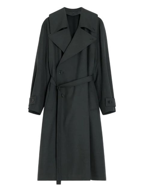 LEMAIRE double-breasted belted trench coat - Black - zdjęcie produktu nr 1
