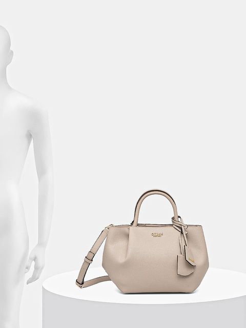 Guess torebka AMORETTE kolor beżowy HWBG78 98060