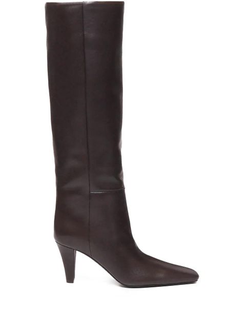 Saint Laurent 75mm Jill boots - Brown - zdjęcie produktu nr 1