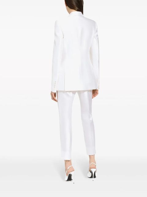Dolce & Gabbana silk tailored trousers - White - zdjęcie produktu nr 2