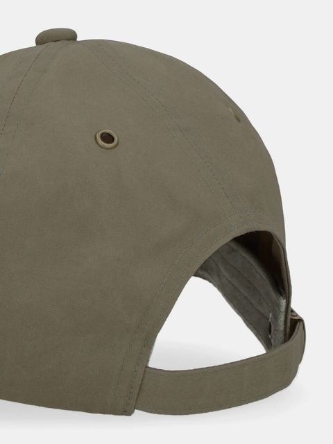 Fjallraven czapka z daszkiem Vidda kolor zielony z aplikacją F77357