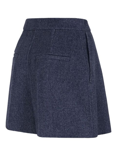 Max Mara pleated shorts - Blue