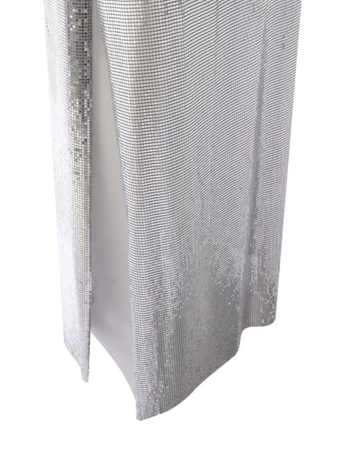 Rabanne metallic mesh gown - Silver