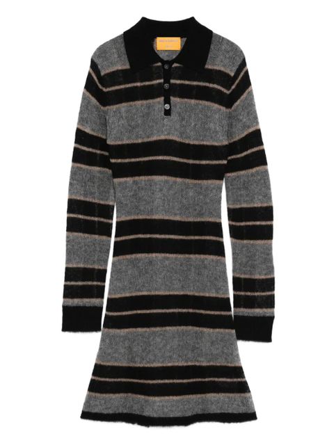 Guest In Residence striped midi dress - Grey - zdjęcie produktu nr 1