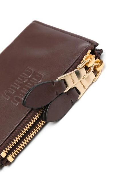 Miu Miu leather wallet - Brown