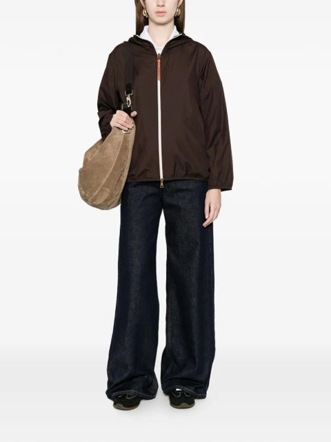 Moncler hooded bomber jacket - Brown - zdjęcie produktu nr 2