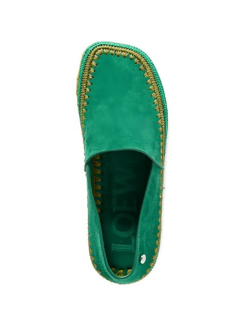 LOEWE x Paula's Ibiza Rio espadrilles - Green