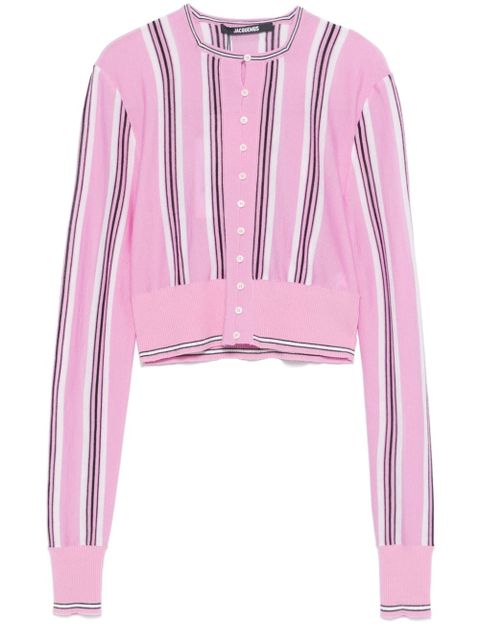 Jacquemus Le Cardigan Spiaggia - Pink - zdjęcie produktu nr 1