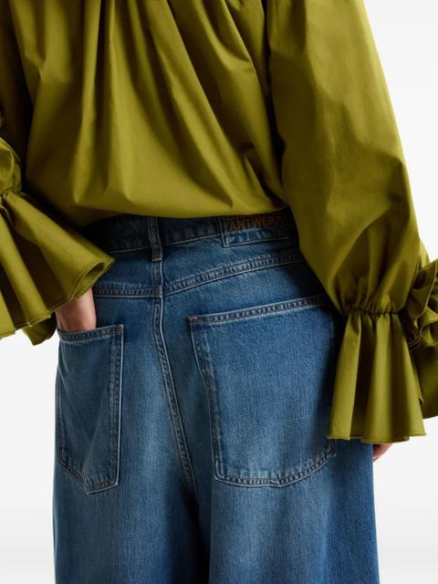 Essentiel Antwerp pleated wide-leg jeans - Blue
