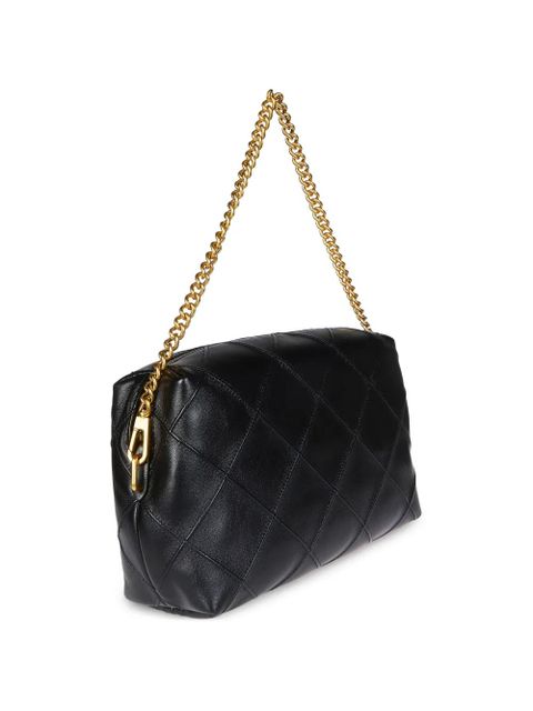 Tory Burch large Fleming chain-strap leather cross-body bag - Black