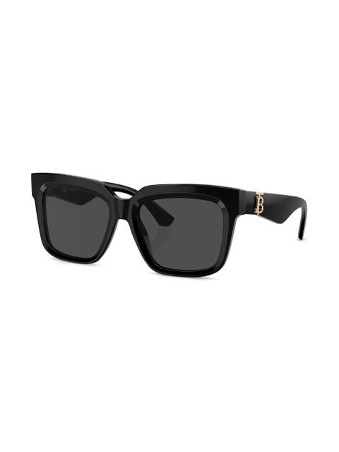 Burberry Eyewear logo-plaque square-frame sunglasses - Black - zdjęcie produktu nr 2