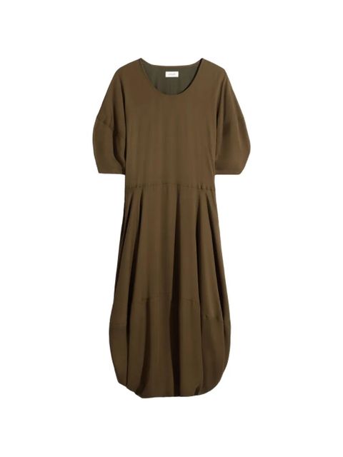 LEMAIRE balloon midi dress - Brown - zdjęcie produktu nr 1