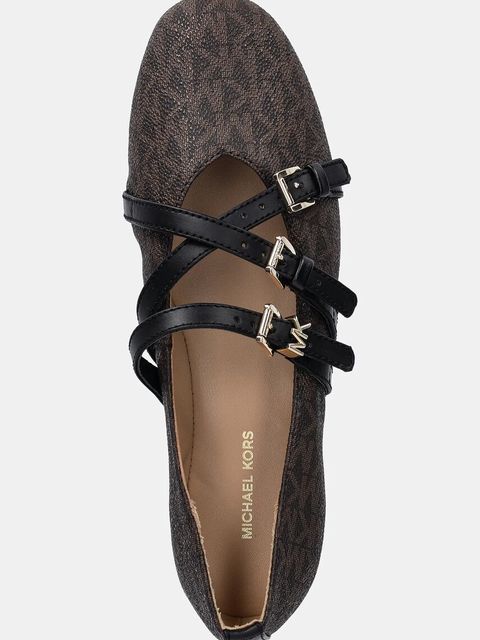 MICHAEL Michael Kors baleriny Indy kolor brązowy 40T5IDFP1B.007