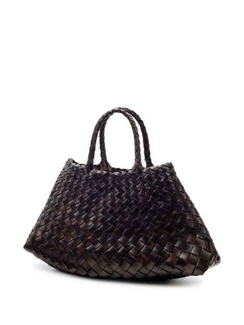 DRAGON DIFFUSION small Santa Croce tote bag - Brown