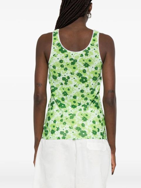 Miu Miu floral-print top - Green