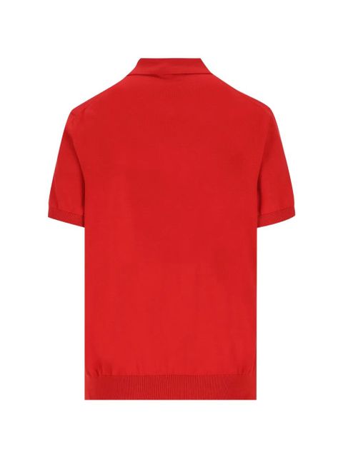 Loro Piana button polo shirt - Red - zdjęcie produktu nr 2