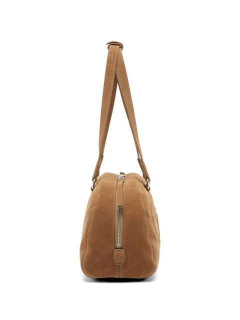 Diesel 1DR Dome suede tote bag - Neutrals