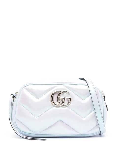 Gucci small GG Marmont cross body bag - Blue - zdjęcie produktu nr 1
