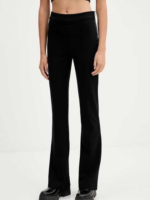 HUGO spodnie damskie kolor czarny proste high waist 50542730 - zdjęcie produktu nr 1