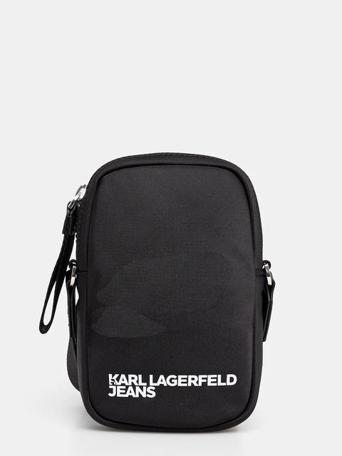 Karl Lagerfeld Jeans saszetka kolor czarny A2W32004 - zdjęcie produktu nr 1