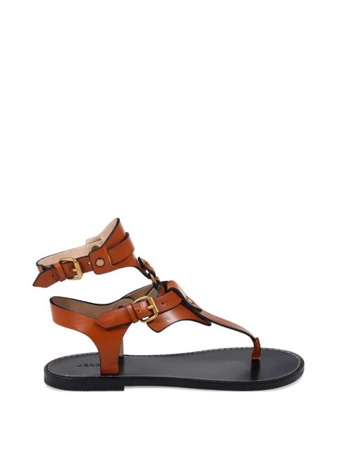 ISABEL MARANT Eveen buckle strap sandals - Brown - zdjęcie produktu nr 1