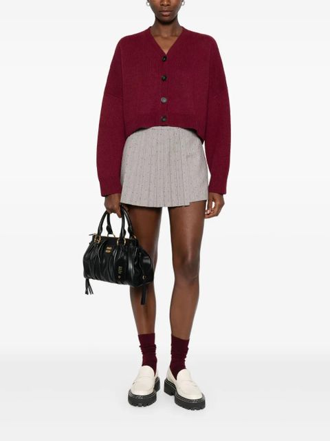 Maje cropped cardigan - Red