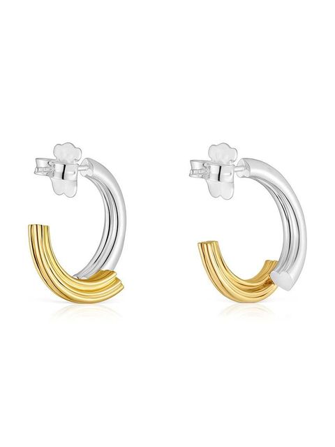 Tous kolczyki ze srebra pokrytego złotem 1950 1004242600