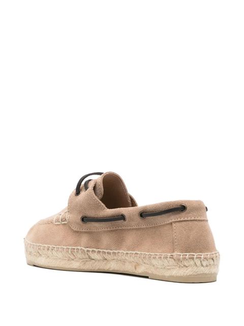 Manebi tie-fastening espadrilles - Neutrals