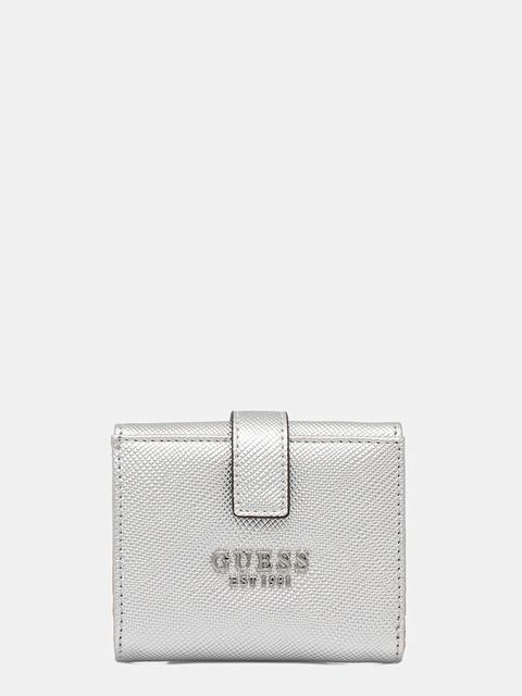 Guess portfel ROSALBA damski kolor srebrny SWMY96 57138 - zdjęcie produktu nr 1