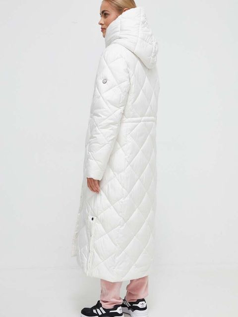 Didriksons kurtka damska kolor biały zimowa - zdjęcie produktu nr 2