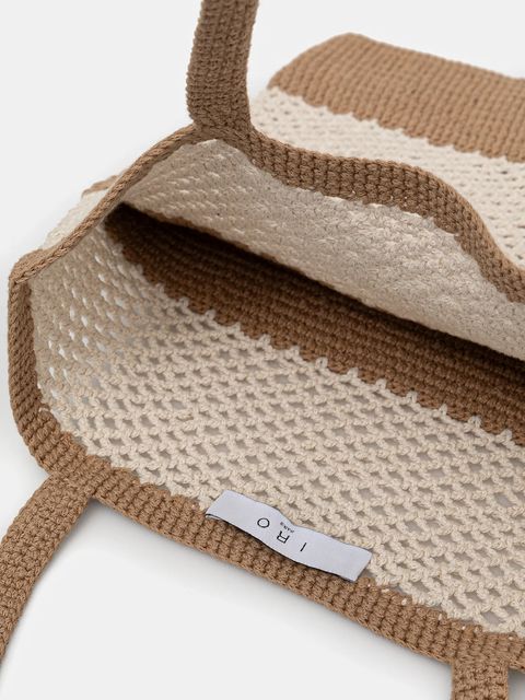 IRO torebka bawełniana kolor beżowy WM46STRINGBAG