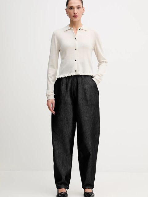 Rotate kardigan wełniany damski kolor szary lekki 1154641472 - zdjęcie produktu nr 2