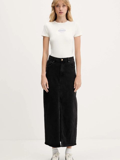 Guess Jeans t-shirt bawełniany damski kolor beżowy W5BI47 KCTX1 - zdjęcie produktu nr 2