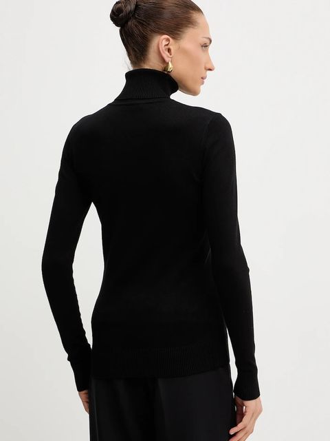 Guess sweter MELANIE damski kolor czarny lekki z golfem W5BR39 Z2NQ2 - zdjęcie produktu nr 2