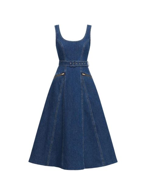 Self-Portrait denim mini dress - Blue - zdjęcie produktu nr 1