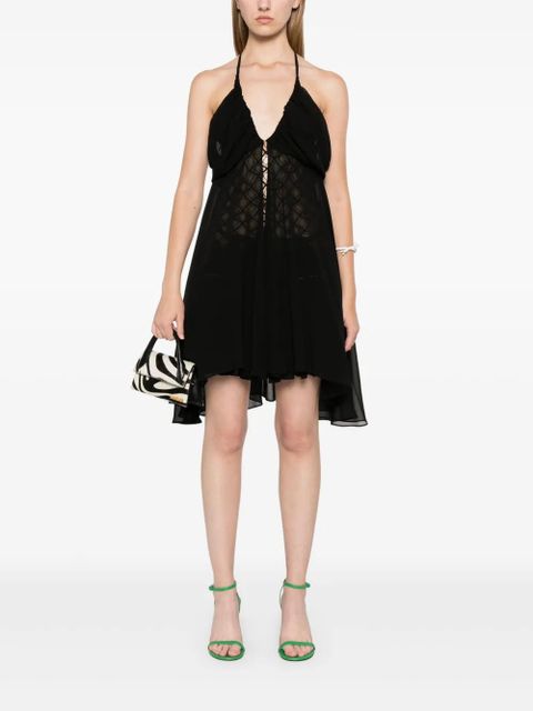 Christopher Esber silk midi dress - Black - zdjęcie produktu nr 2