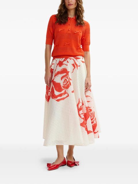 Essentiel Antwerp floral skirt - White - zdjęcie produktu nr 2