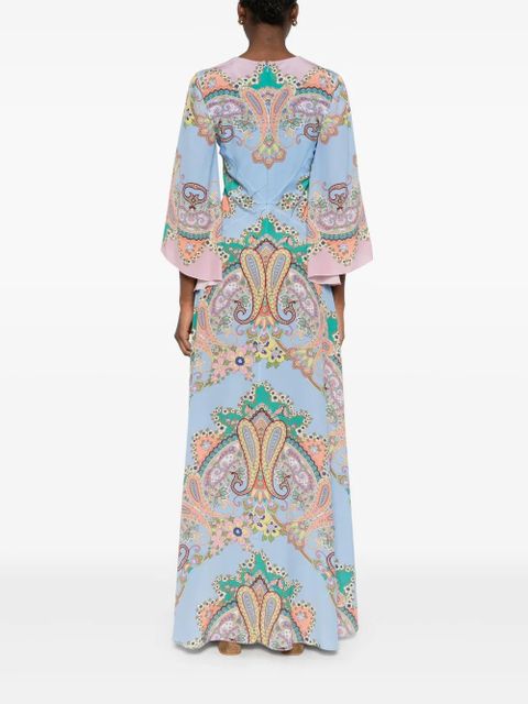 ETRO paisley maxi dress - Blue