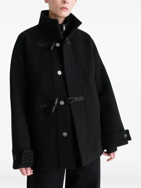 LEMAIRE black belted duffle coat - zdjęcie produktu nr 1