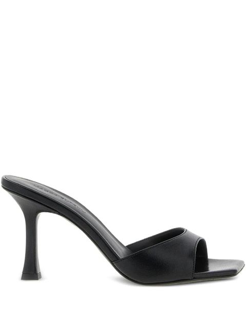 Magda Butrym 75mm square-toe flared-heel mules - Black - zdjęcie produktu nr 1