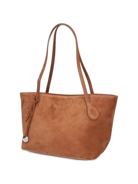 Liffner Sprout suede tote bag - Brown