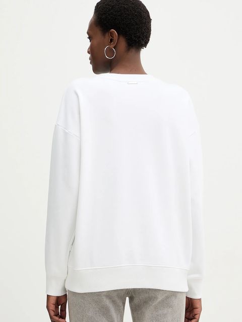 MICHAEL Michael Kors bluza bawełniana damska kolor beżowy z nadrukiem MR651Z64MY