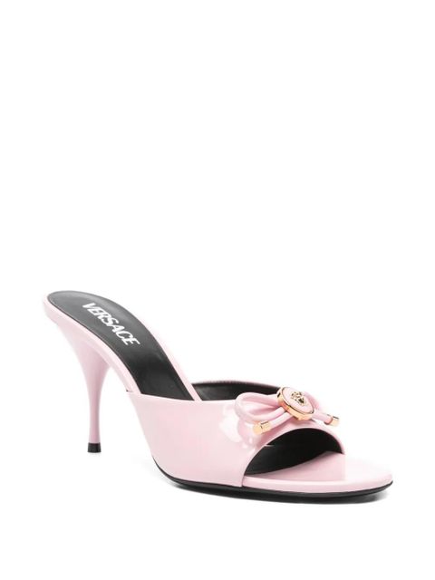 Versace Opera bow leather sandals - Pink - zdjęcie produktu nr 2