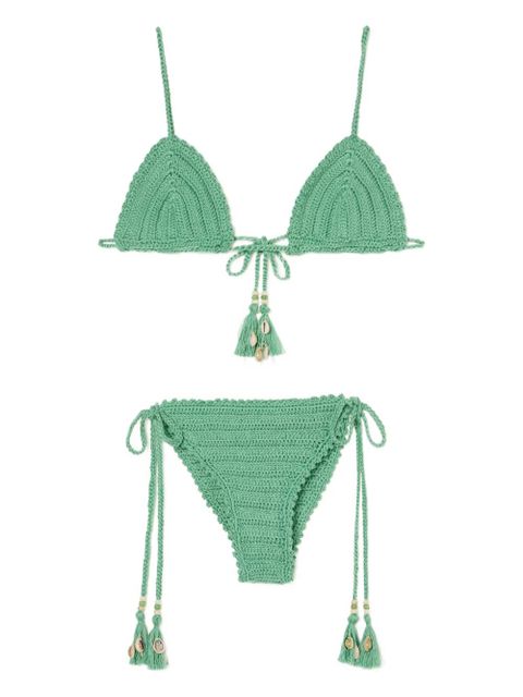 Alanui Sea Nomad tassel bikini - Green - zdjęcie produktu nr 1