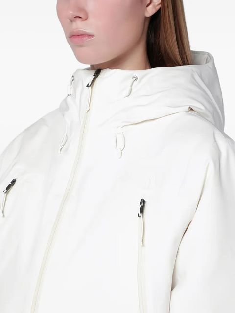 The North Face embroidered-logo jacket - White